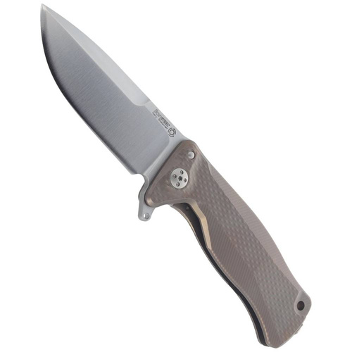 LionSteel - SR11 Folding Knife - Sleipner - Brown - SR11 B