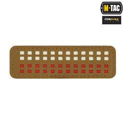 M-Tac - Polish Flag Patch - Fluorescent - Pixels - Laser Cut - Red / Coyote / White - 51005105