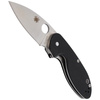 Spyderco - Efficient™ G-10 Black Knife - C216GP