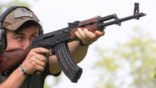 UTG - AK/AKM Magazine with Window - 7.62x39 mm - 30 Rounds - Polymer - Black - RBT-AKM30