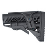 FAB Defense - GLR-16 CP Buttstock for M16/M4/AR15 - Mil-Spec / Commercial - Polymer - Black - FX-GLR16CP
