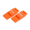 SOL - Emergency Whistle Slim Rescue Howler - 100 dB - Orange - 2 pcs - 0140-0010