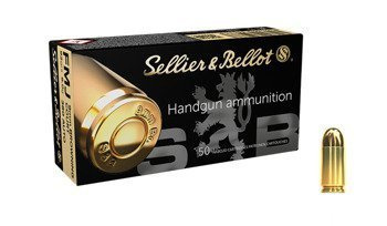 Sellier&Bellot - Pistol Ammunition 9x17 Browning / .380 Auto FMJ 6.0 g - BOX 50 pcs