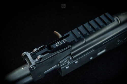 FTCS - Mount for optics behind the AK PMK 2.0 Picatinny riflescope - Black H-146 - No. 18.