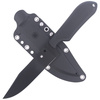 Spyderco - Perrin Street Bowie™ FRN/Kraton Black Blade Knife - FB04PBB