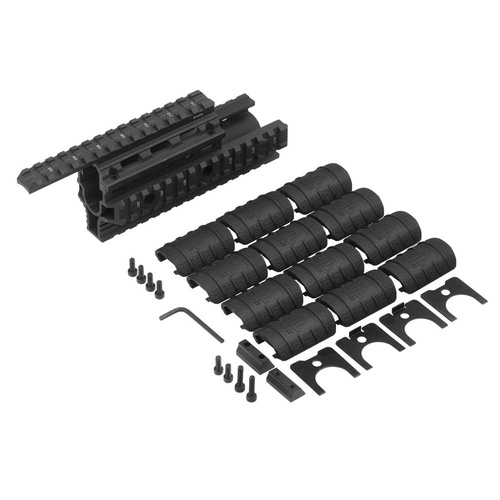 UTG - AK47 Handguard with Picatinny Rails - Aluminum - Black - MTU009