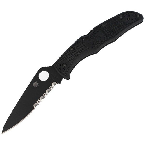 Spyderco - Endura® 4 FRN Black / Black Blade SpyderEdge Knife - C10PSBBK