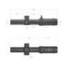 Vector Optics - LPVO Scope Forester 1-5x24IR - 30 mm - SFP - Black - SCOC-03