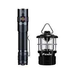 Fenix - LED Tactical Flashlight PD35R ACE + Mini Flashlight CL01 - 2000 lm - Black - PD35R ACE+CL01 black