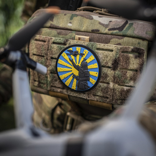 M-Tac - Way of the Samurai Patch - 3D PVC - Yellow/Blue - 51338301