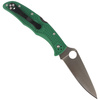 Spyderco - Endura® 4 FRN Flat Ground Green Knife - C10FPGR
