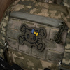 M-Tac - Kitty Contour Patch - Embroidery - Yellow and Blue Bow - Ranger Green - 51386223