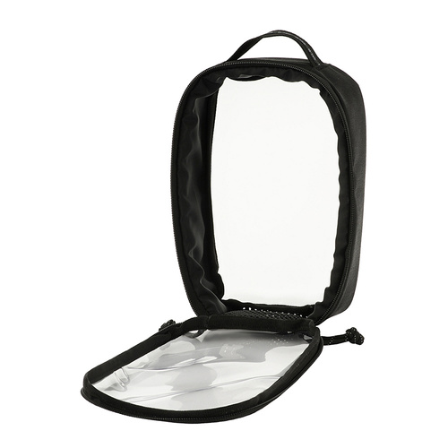 M-Tac - Elite Large Clear Pouch - 30 x 19 cm - Black - 10147002-L