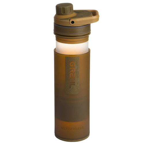 Grayl - UltraPress water filter bottle - 500 ml - Brown - 500-CBN