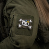 M-Tac - Kitty Patch - Embroidery - Yellow and Blue Bow - Ranger Green - 51387023