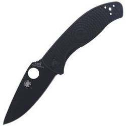Spyderco - Tenacious FRN Tactical Folding Knife - Black - C122PBBK