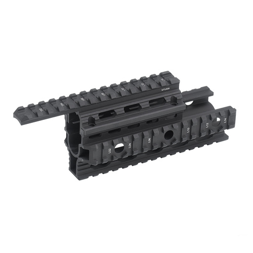 UTG - AK47 Handguard with Picatinny Rails - Aluminum - Black - MTU009