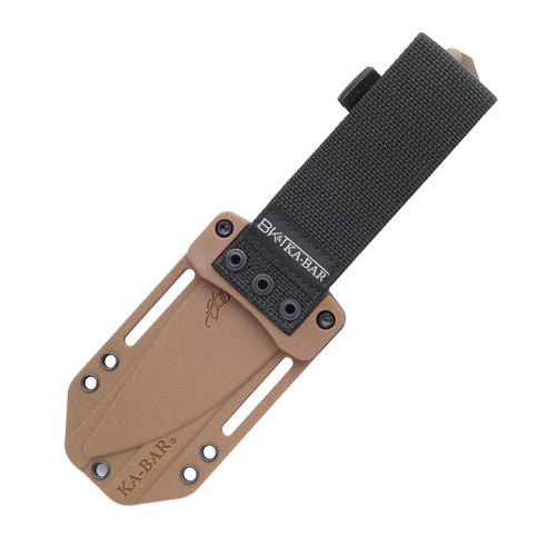 Ka-Bar - Survival Knife Becker Nessmuk - 1095 Cro-Van - Desert Tan - BK19