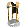 Templars Gear - H-Harness 4-point Tactical Suspenders - MOLLE - Coyote Brown - TG-H-HAR-4-CB