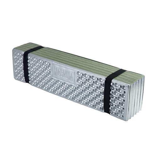 Magnum - Military Sleeping Mat Magnum Matte - 180 x 57 x 1 cm - Silver / Olivine - 92800412285