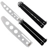 Joker - Butterfly Training Knife - 3Cr13MoV - Black / Silver - JKR829