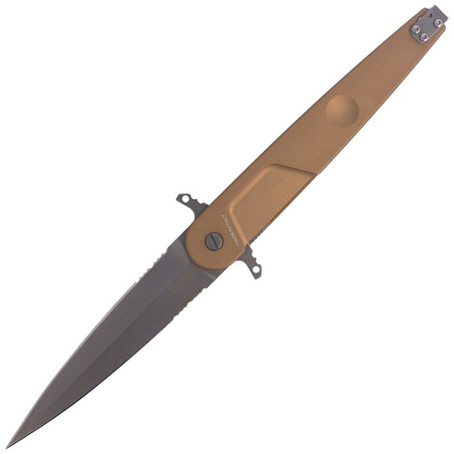 Extrema Ratio - Folding Knife EDC BD4 Contractor Black - Liner Lock - N690 Stainless Steel - Desert - 04.1000.0498/DW