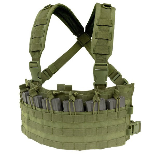 Condor - Rapid Assault Tactical Vest Chest Rig - Green OD - MCR6-001.