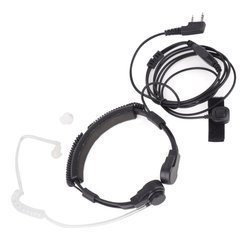 Adjustable laryngophone MC-10 for Hand Radio - Kenwood Plug