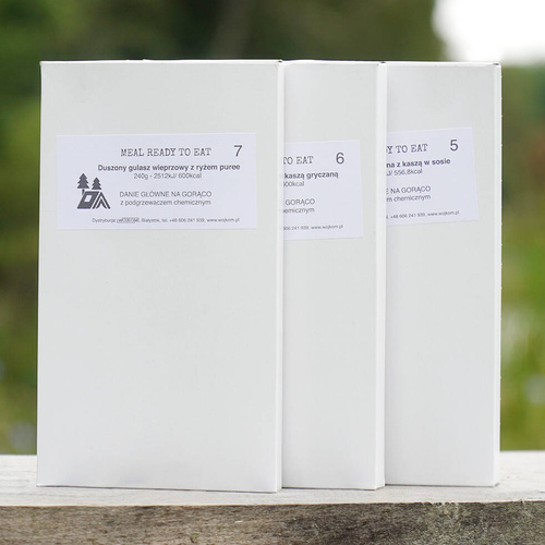 Kedainiu - Military MRE Dish no. 10 - Stewed pork with buckwheat