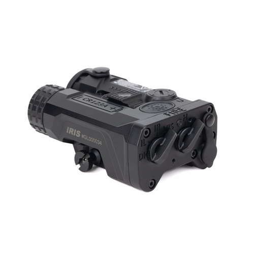 Holosun - Laser Target Indicator Iris - Aluminum - Green - IR - Black - IRIS-GR3