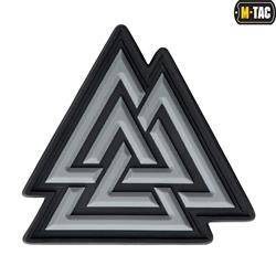 M-Tac - 3D PVC Patch Valknut - Black / Gray - 51163211