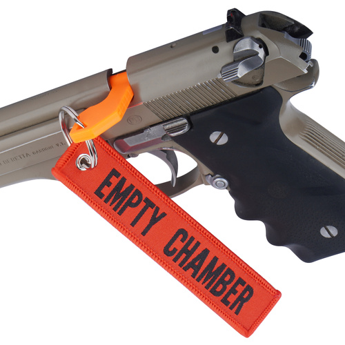 Fostex - Safety Flag with Empty Chamber Pendant - Polymer - Red - 251314