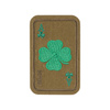 M-Tac - Lucky Card Patch - Cordura 500D - Clover - Coyote - 51391005