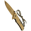 Herbertz Solingen - Golden Drop Point Folder Knife - 567112