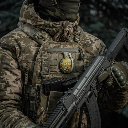 M-Tac - Patch Smiling Grenade M67 v2 - PVC 3D - Green - 51139200