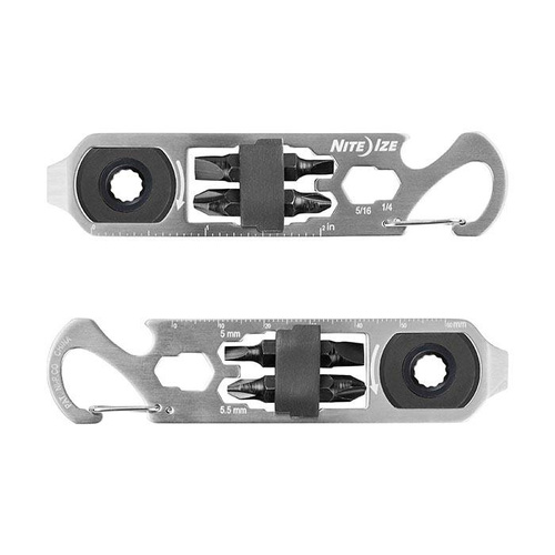 Nite Ize - DoohicKey® Ratchet Key Tool - Stainless Steel - KMTRT-11-R3