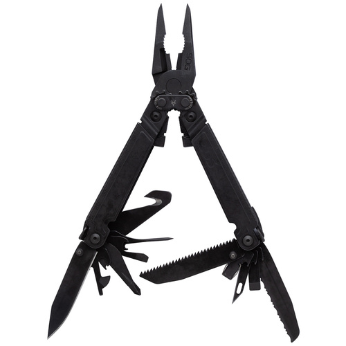 SOG - Multitool PowerAccess PA3002-CP - Stainless Steel - 21 Tools + Bit Set - Black - PA3002-CP