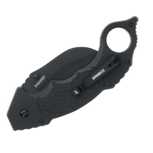 Schrade - Karambit Boneyard Folding Knife - AUS-10 - Black - 1182502