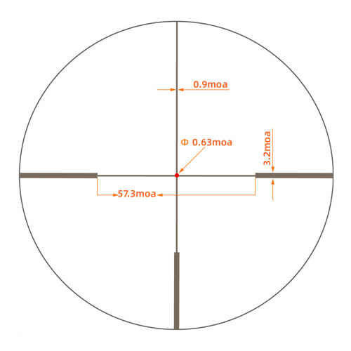Vector Optics - Rifle Scope Continental x6 2.5-15x56 - BDC - SCOM-38