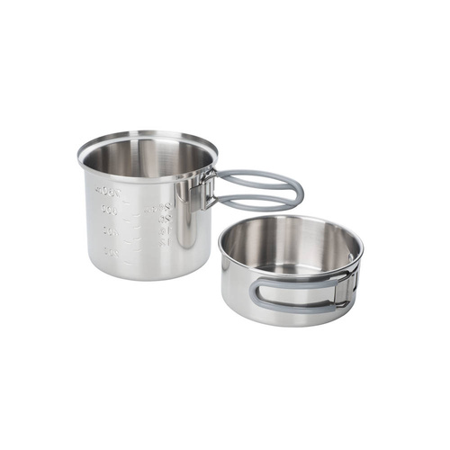 Esbit - Tourist Pot with Lid  - Stainless Steel - 1 L - PT1000ST