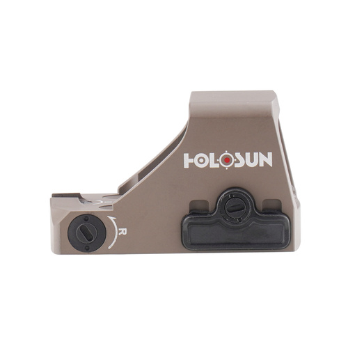 Holosun - Collimator HS407K Open Reflex SubCompact Pistol Sight - FDE - HS407K-X2-FDE
