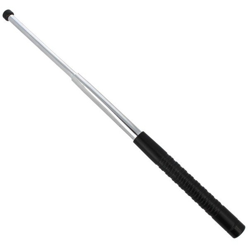 ESP - Compact hardened expandable baton with clip - 18" - Silver - EXB-18HS CHR