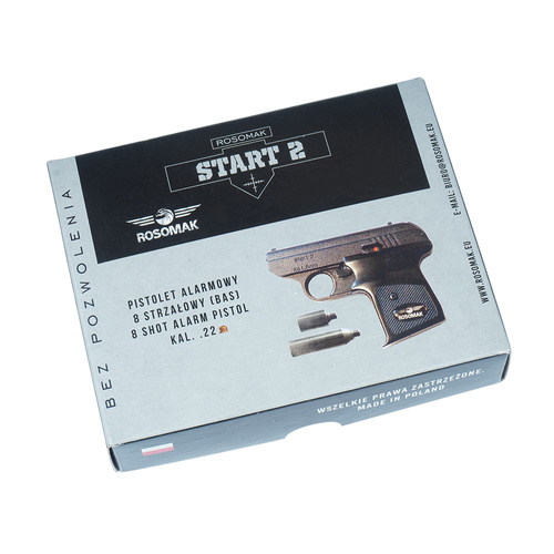 Rosomak - Starter Pistol Mod. START 2 - 8-shot - 6 mm Short - Black