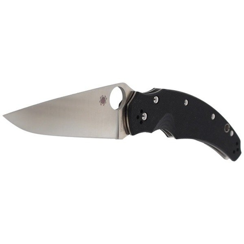 Spyderco - Opus Black G-10 PlainEdge Knife - C218GP