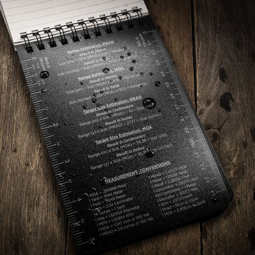 Rite in the Rain - All-Weather DOPE Logbook - 4 x 6" - D746 - Black