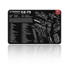 TekMat - Gun Cleaning Mat - CZ-75 - 27x43cm - TEK-R17-CZ75