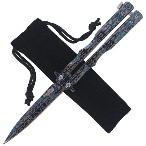 Martinez Albainox - Butterfly Knife Rainblue Orient - 02140