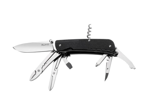 Ruike - Multifunctional Pocket Knife LD41-B - 18 Tools - Black - 340-017