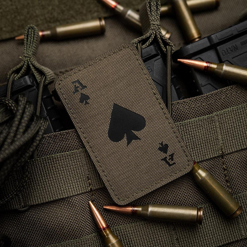 M-Tac - Patch Ace of Spades - Cordura 500D - Ranger Green / Black - 51109232