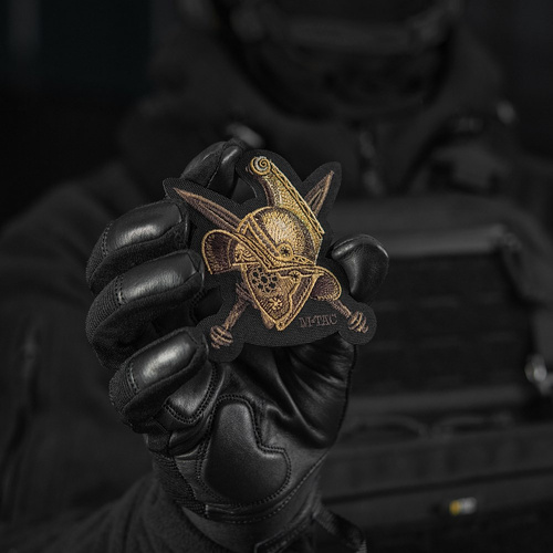 M-Tac - Gladiator Helmet Patch - Embroidery - 500D Cordura - Gold - 51374002